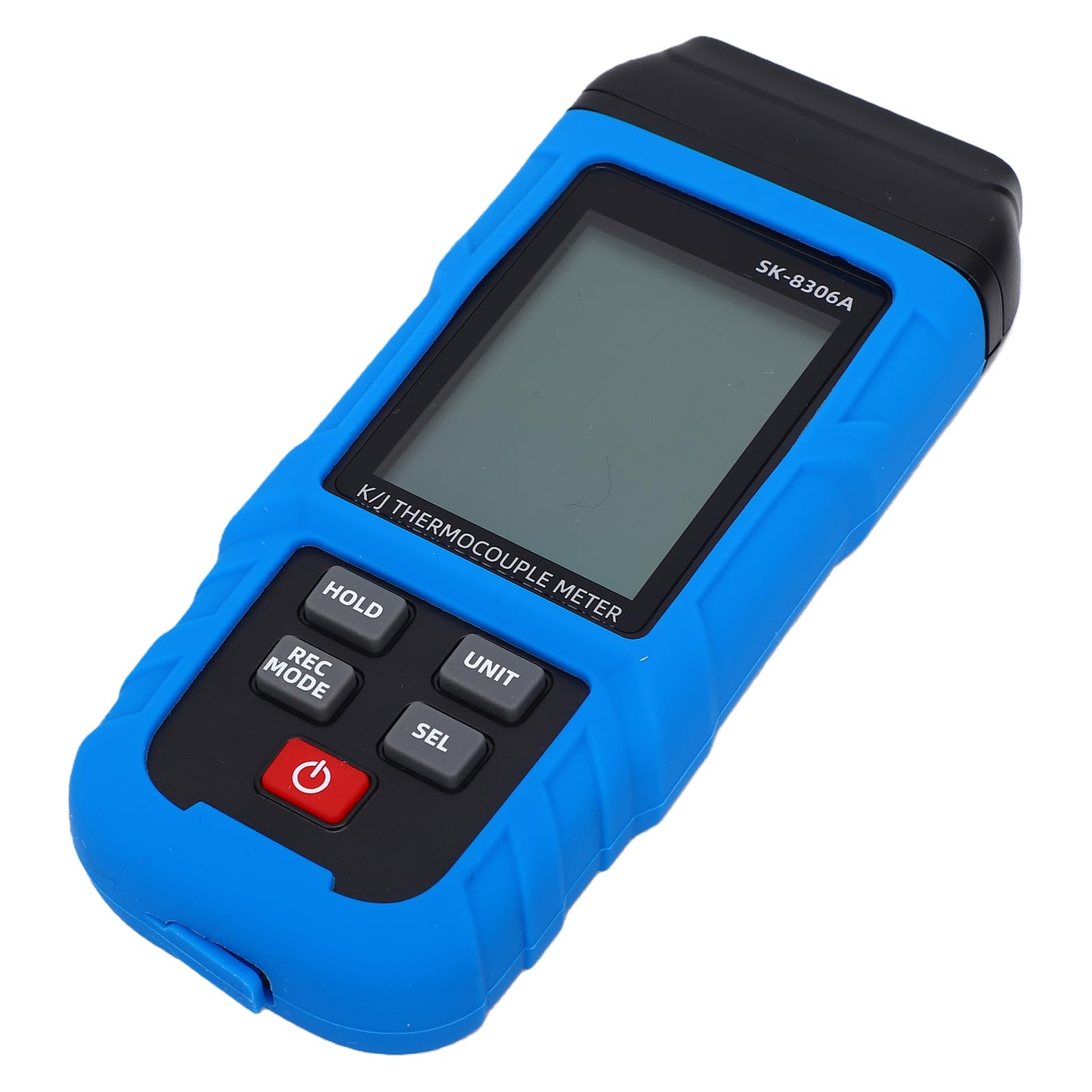 Zunate Thermomètre à Thermocouple Rechargeable USB avec Stockage Massif de Données, Idéal pour les Applications Industrielles (SK-8306A canal unique)