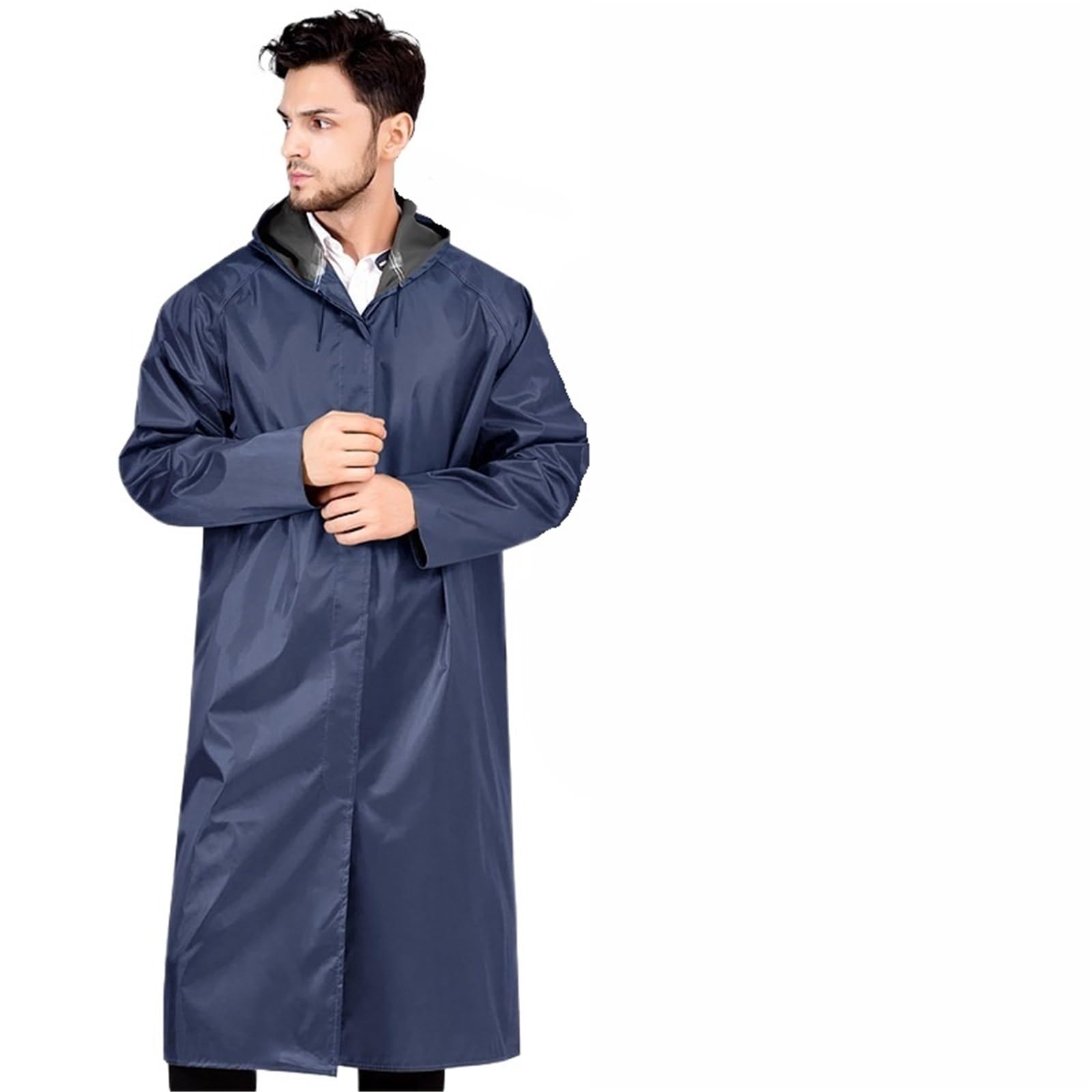 Chubasquero Impermeable de una pieza for adultos, resistente al viento, tela Oxford gruesa