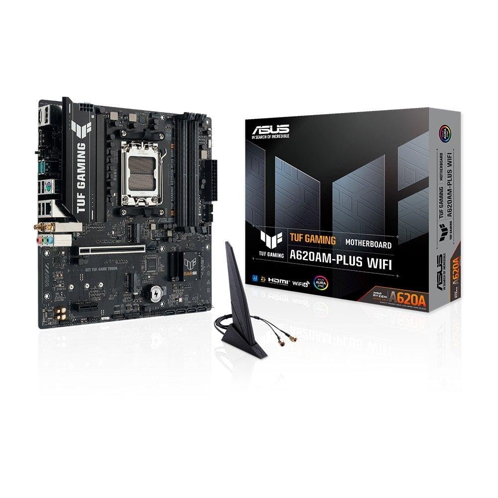 Asus TUF GAMING A620AM-PLUS WIFI Socket Am5/A620a/Ddr5/S-Ata 6Gb/S/Micro Atx