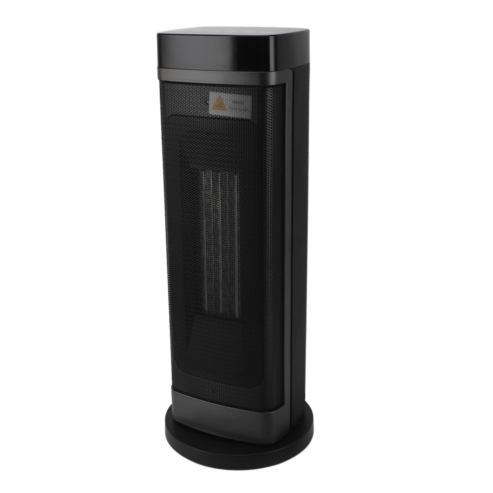 Fdit Calefactor Eléctrico Cerámico 1500W, Torre Oscilante 70° con Control Remoto, Termostato y Temporizador 1-9H, Apagado Automático, para Uso en Interiores Hogar Oficina (Enchufe europeo 220V)