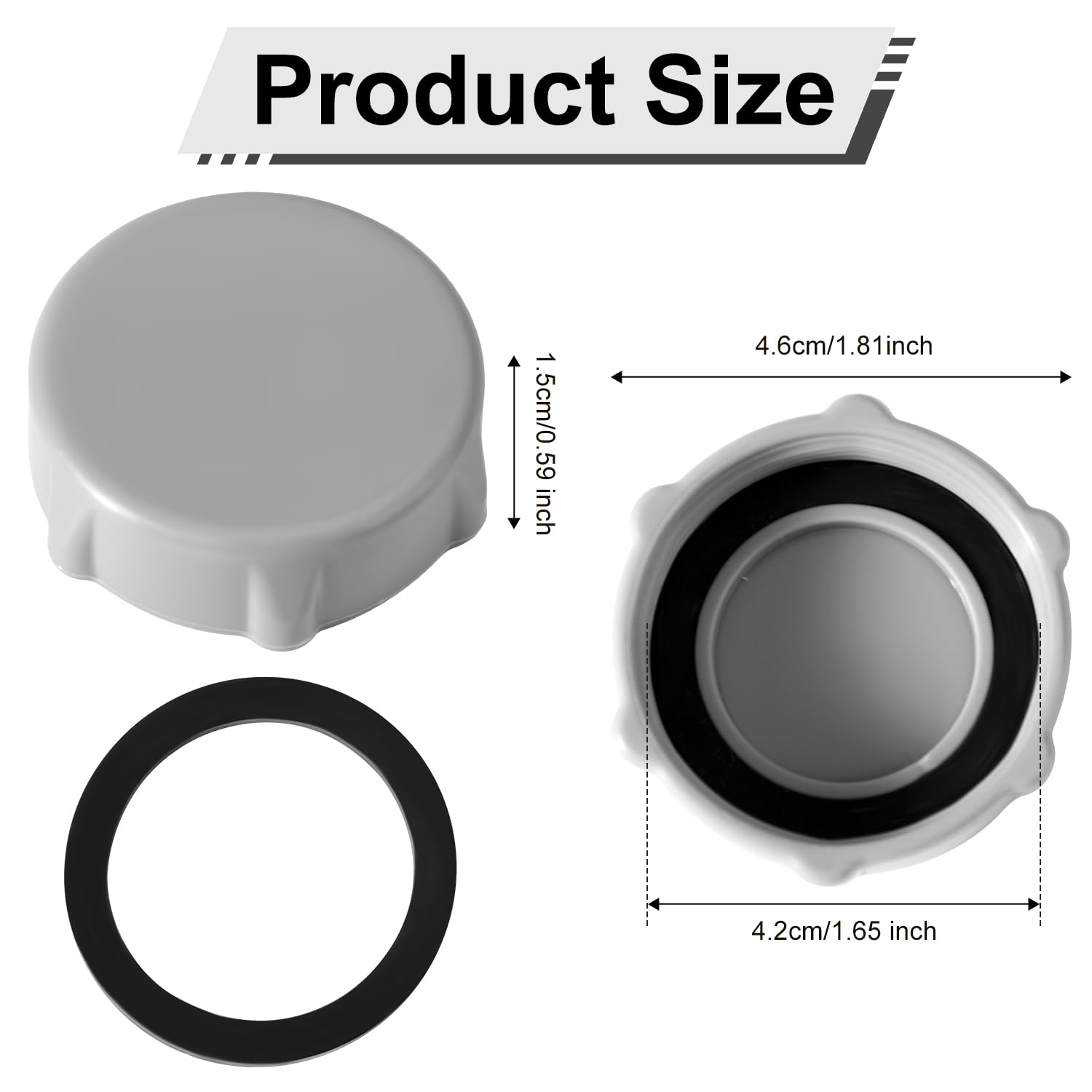 Bouchon Vidange Piscine Remplacement Compatible avec Coleman Piscines P01006