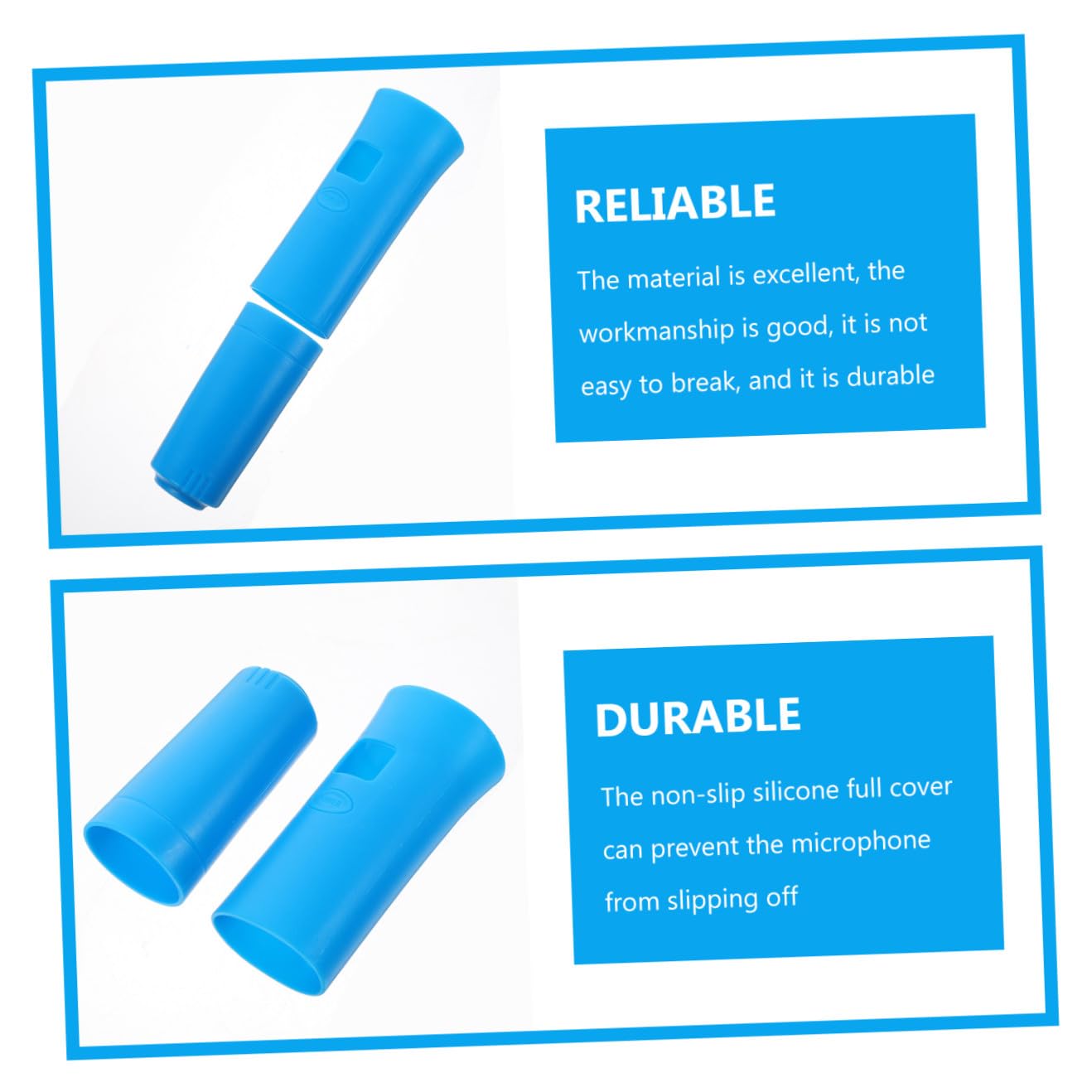 Alasum 5sets Cover Protettiva Silicone Per Microfono Manicotto Antiscivolo Per Microfono Accessorio Per Bar Palchi e Ktv