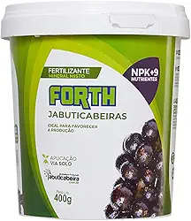 Adubo Forth Jabuticabeiras, Fertilizante Mineral, NPK + Micronutrientes, Tecnologia de Liberação Controlada, Balde, 400g