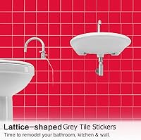 Vista 8 de Adhesivos para azulejos, 50 unidades, autoadhesivas, de 6 x 6 pulgadas, impermeables, a prueba de aceite, extraíbles para decoración del hogar