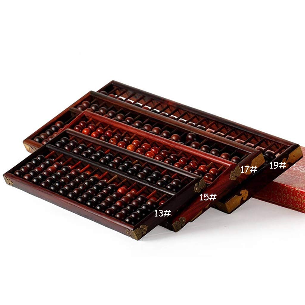 Boulier Standard à Chiffres, boulier en Bois, boulier Redwood Abacus Art Collection Abacus AC et étudiants boulier Mental décoration de Bureau(35 * 15 * 2.5cm)