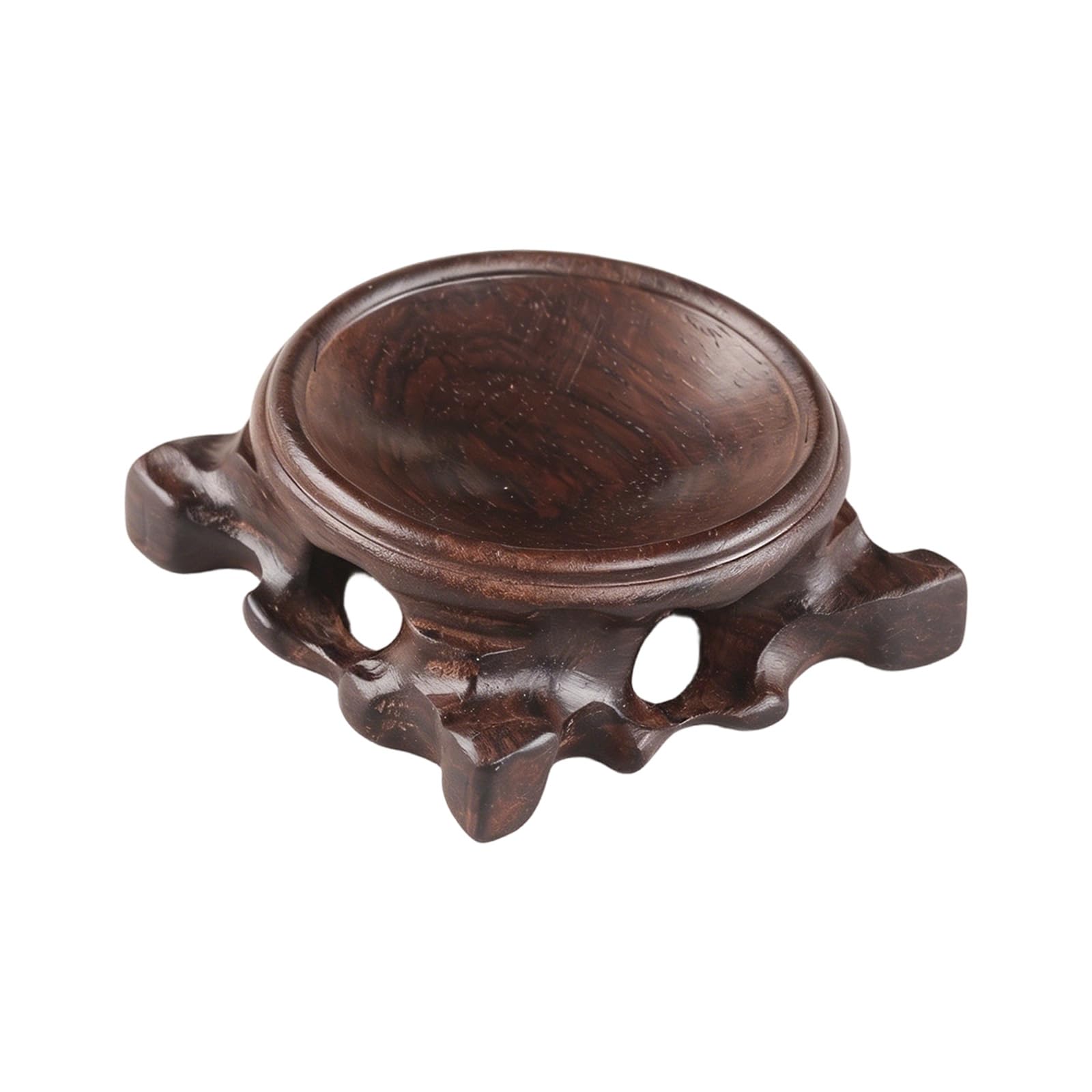 Oxxggkao A 4/5 / 6Cm Wood Display Stand Base Perfect For Showcasing Ball Small Sculptures Nd Home Decoration Decorative Wooden Base