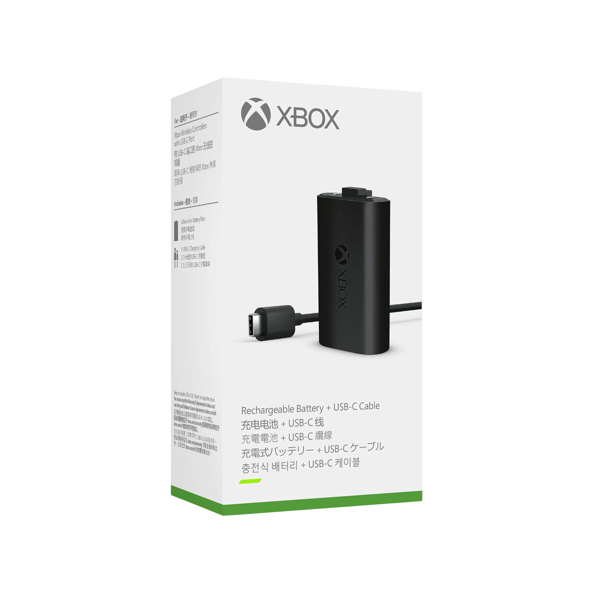 Amazon.co.jp: 【純正品】Xbox 充電式バッテリー + USB-C ケーブル  