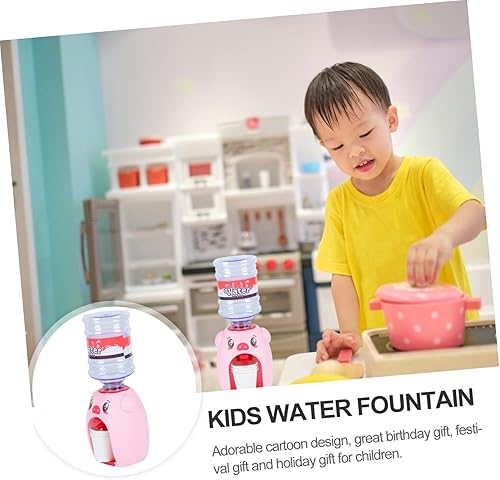 Miniatura 8 de ERINGOGO 6pcs Simulation Water Dispenser Childrens Toys Childrens Toys Toddler Toy Miniature Life Play Scene Model Drinking Fountain Mini Water