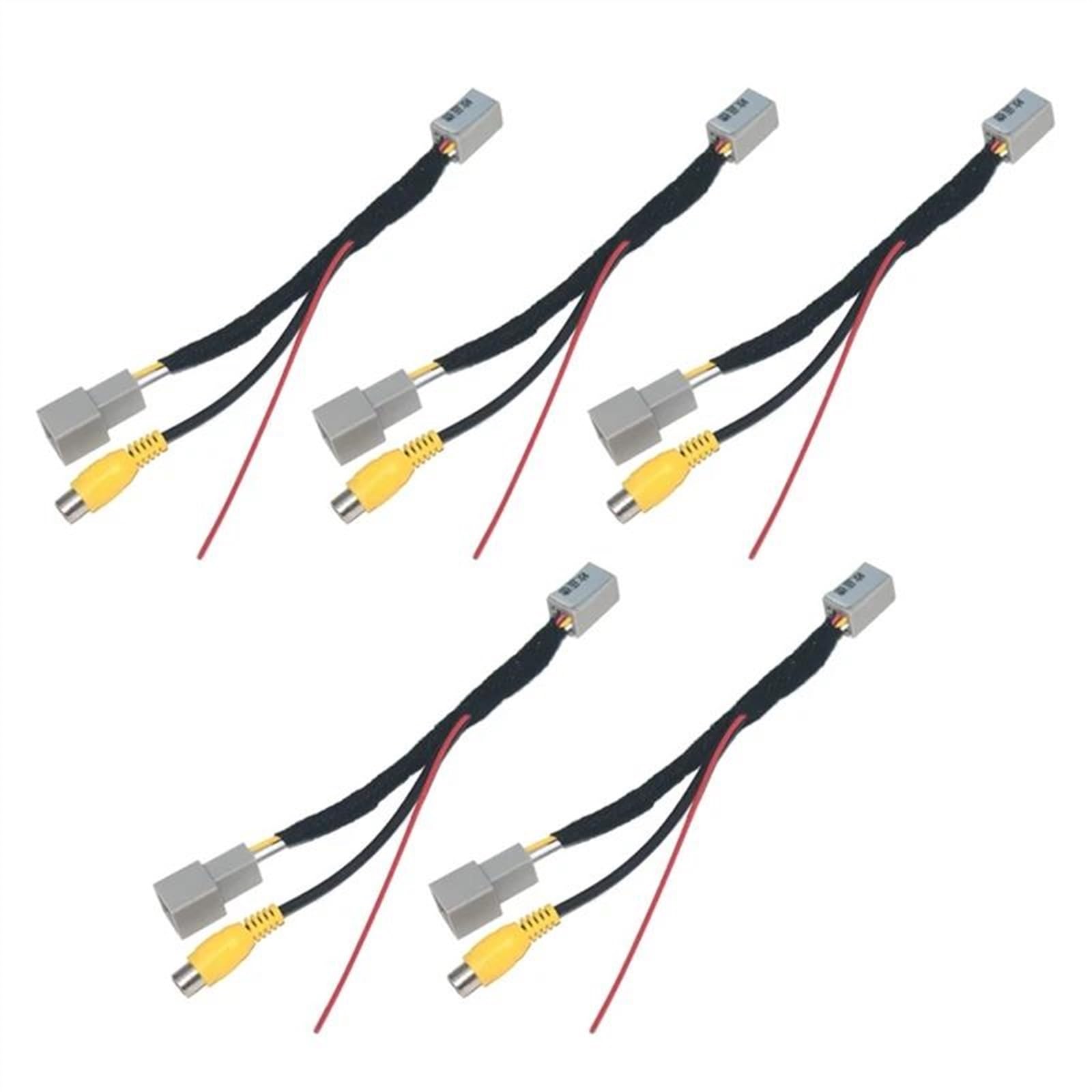 Samochodowa kamera cofania zamiennik kamery cofania dla Mitsubishi dla Outlander dla ASX GF GG ZJ 5X samochodowa kamera cofania RCA wideo konwertuj adapter kabla