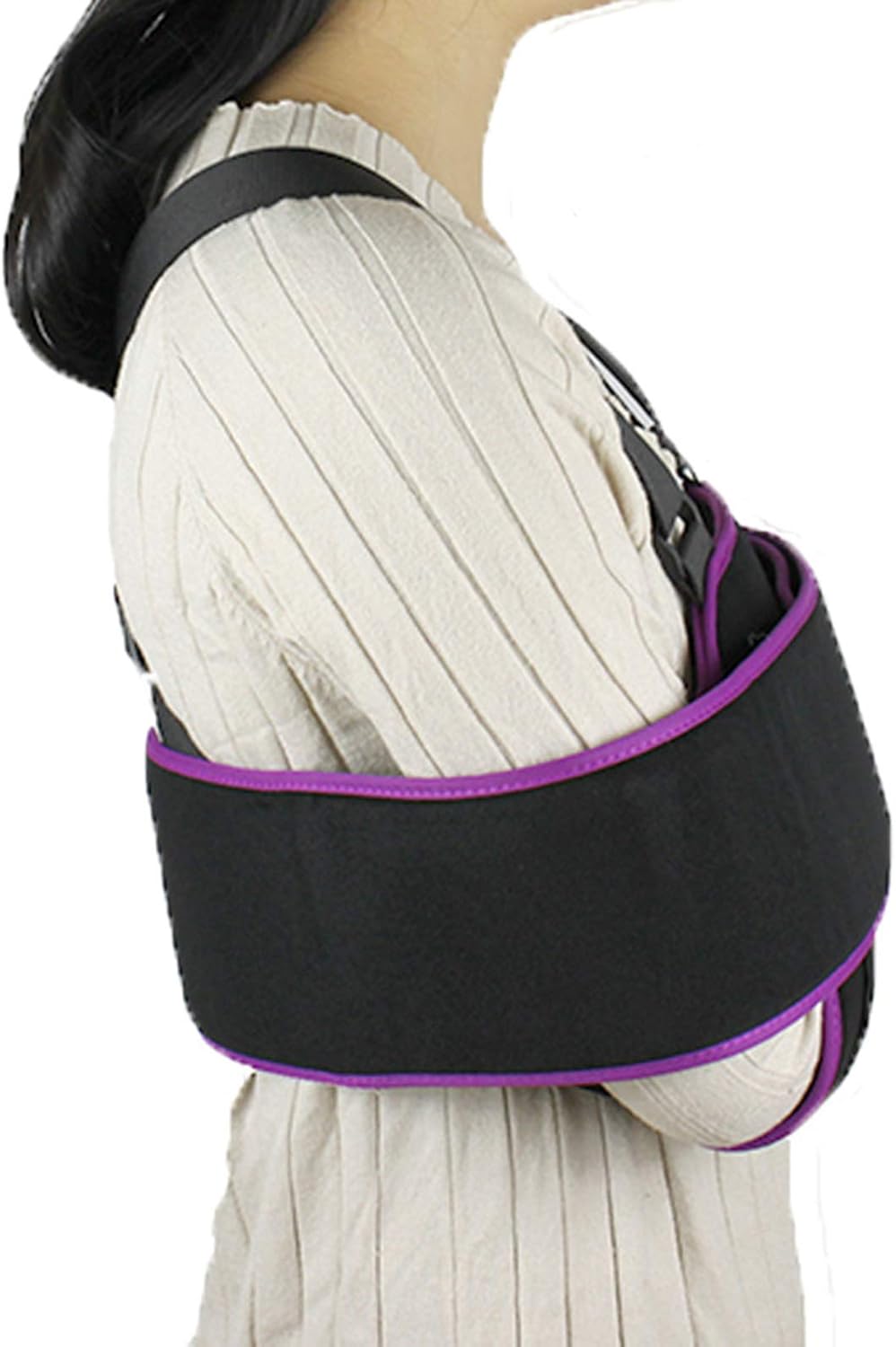 Arm Sling Shoulder Immobilizer Rotator, Breathable Material, Ultimate Comfort, Split Strap, Adjustable Shoulder Strap, Elbow Support for Broken for Shoulder Injury, Available