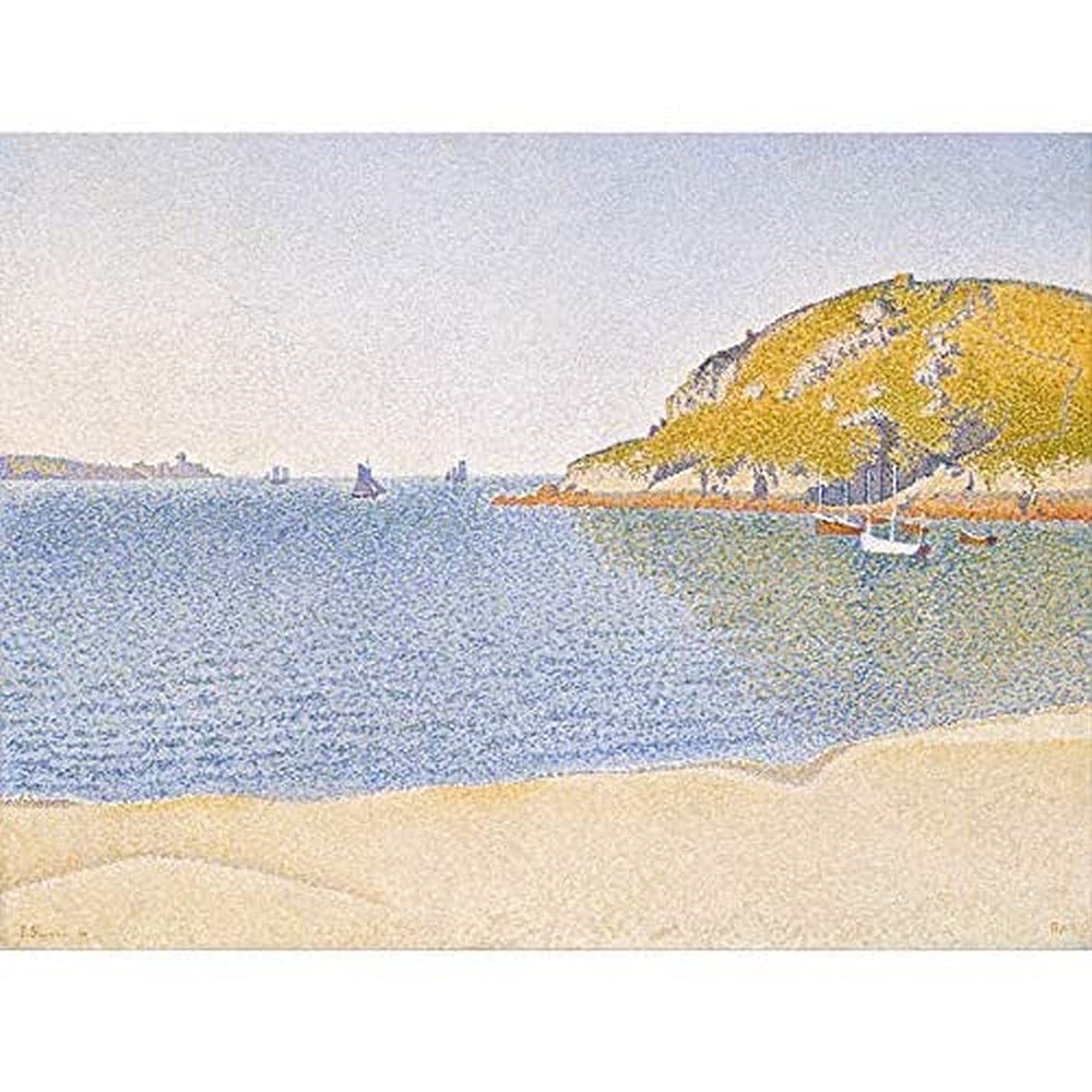 Paul Signac Port Of Saint Cast Art Print Canvas Premium Wall Decor Poster Mural