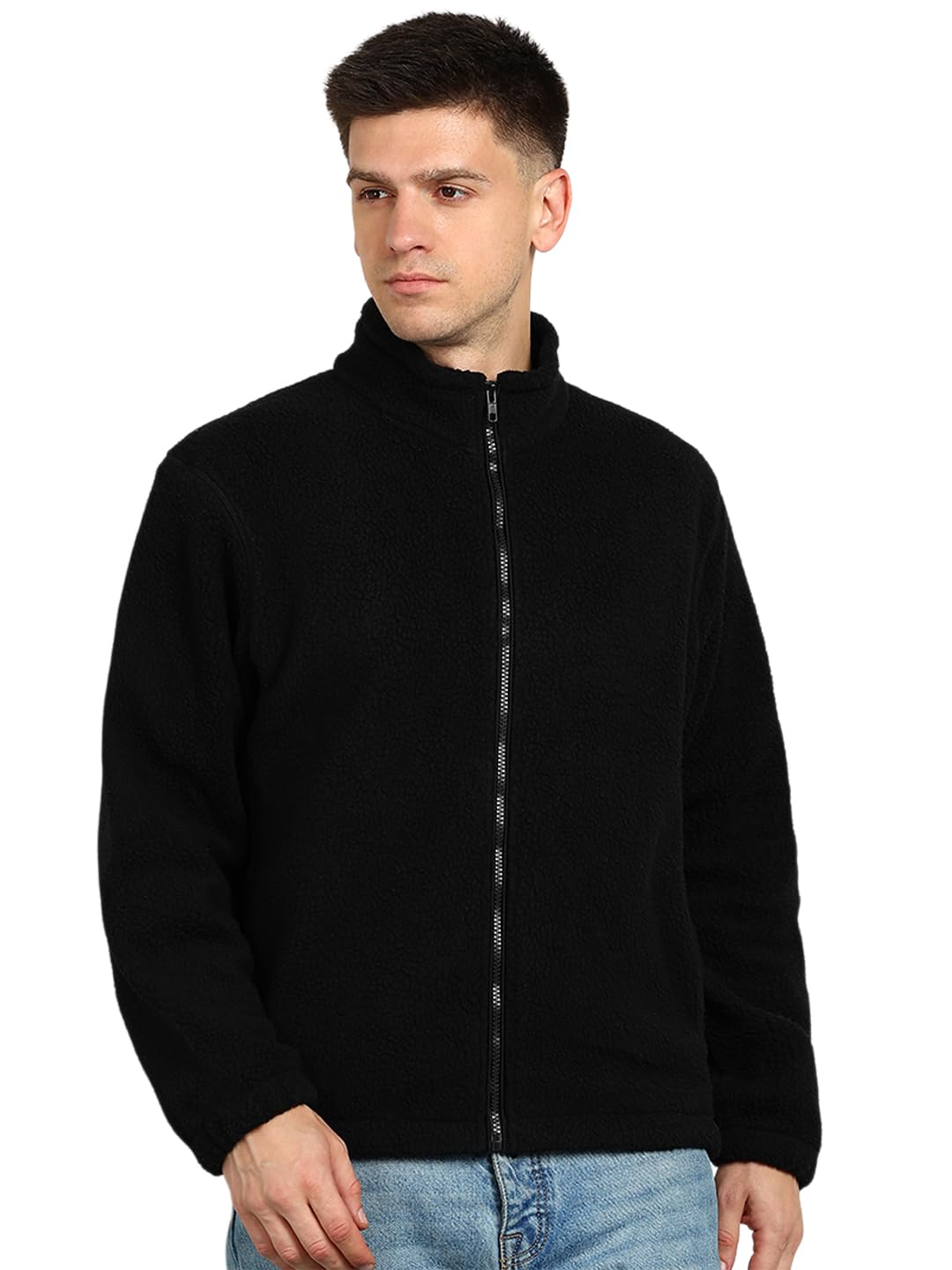alan jones clothing Men’s Fleece Full-Zip Jacket | Pile Lined Winter Warm Jacket for Men-picture-57
