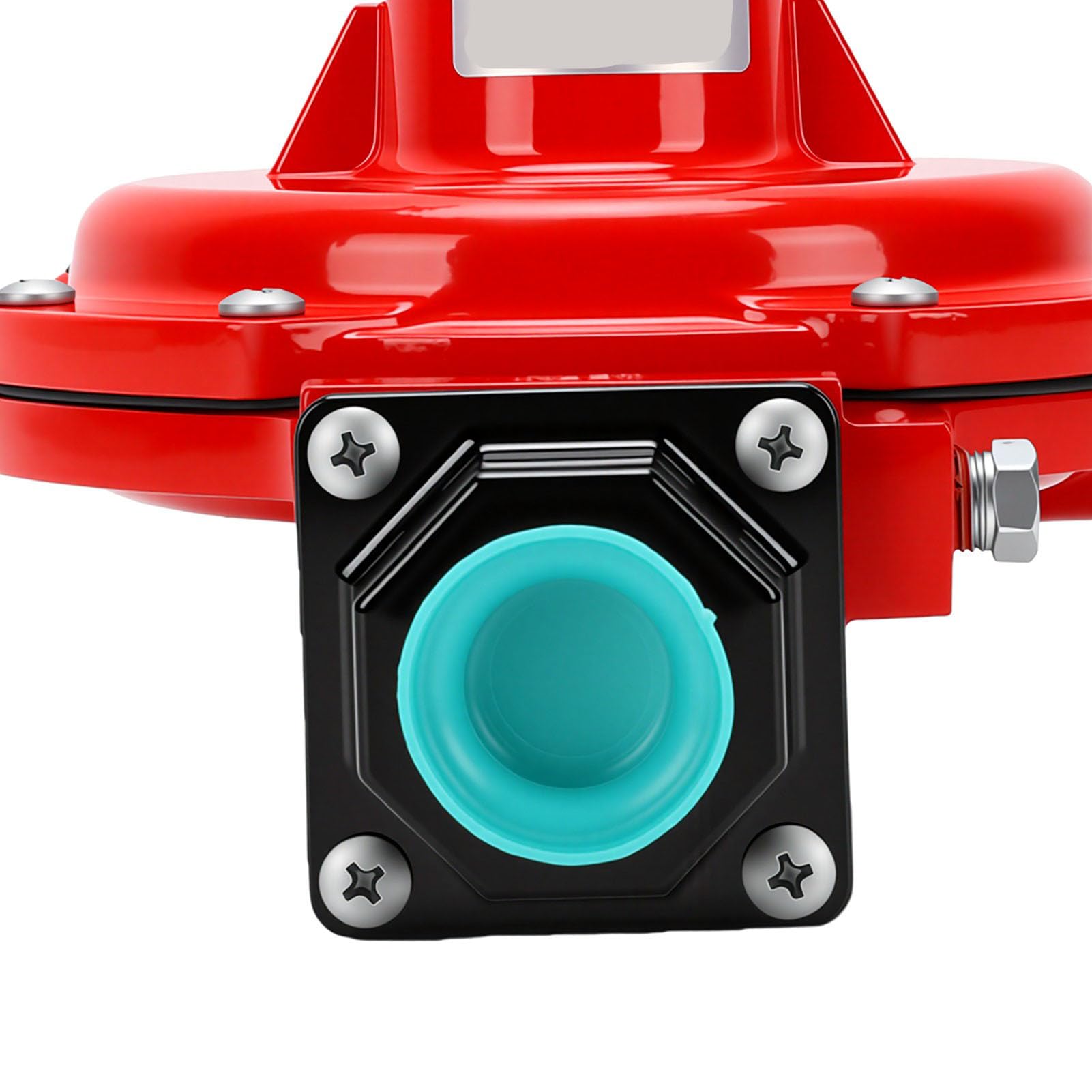 Karlak Regulador de Gas Natural Ajustable de Primera Etapa para Residencial, Comercial, Industrial, Hierro Fundido, Entrada NPT 1/2 Pulgada, 8-12 PSI