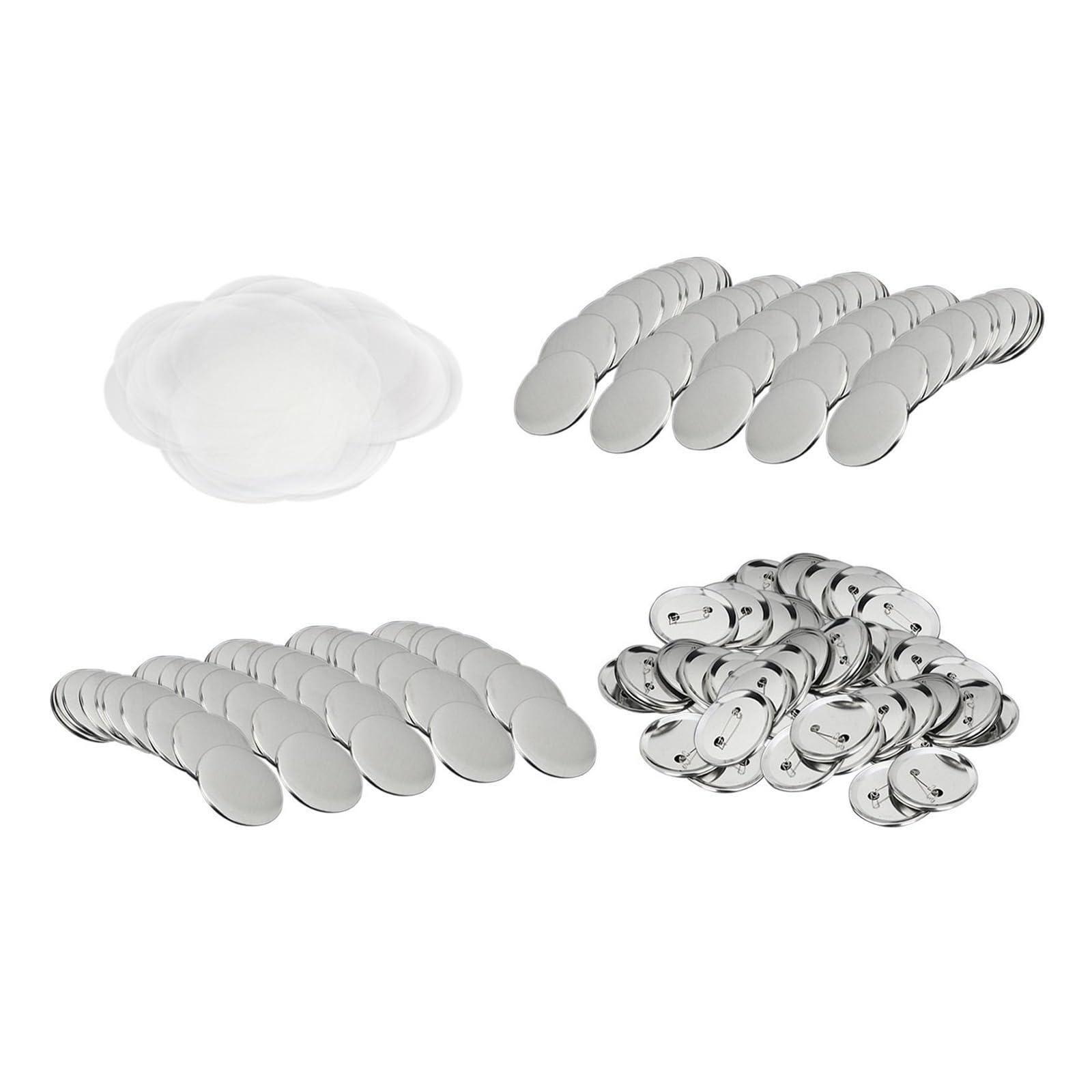 Pièces de bouton d'insigne 32mm pour créer vos propres broches de mariage et fête