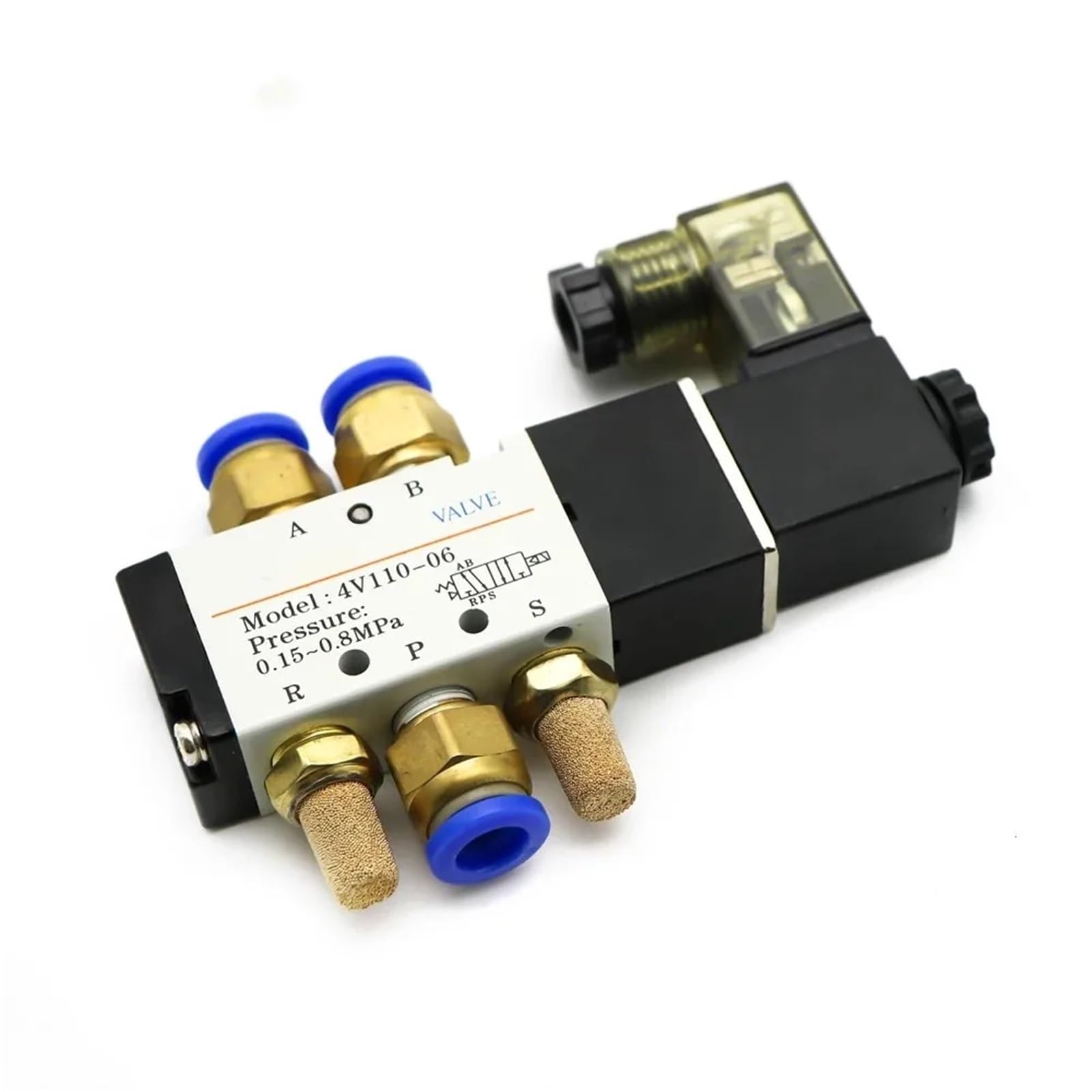 Válvula solenoide de 5 vías para solucionar fugas de aire en sistemas neumáticos de 24V