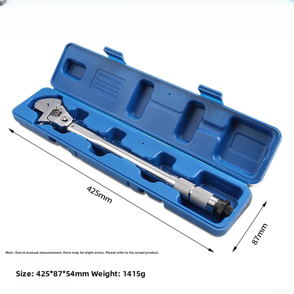 Minhe Chiave dinamometrica regolabile 4 in 1 19-110 NM con cricchetto, per chiave in acciaio cr-v per riparazione di macchine elettriche in spazi ristretti (A)