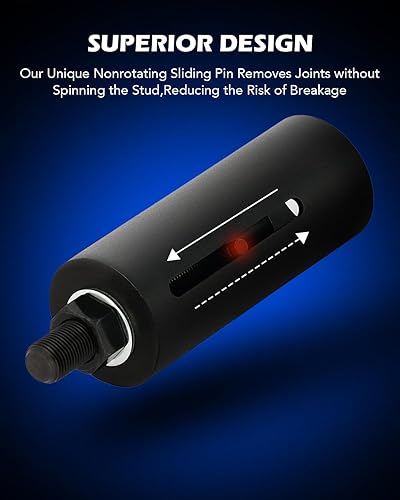 Miniatura 4 de Orion Motor Tech Herramienta de rótula compatible con Subaru, con brazo de control inferior, herramienta de palanca superior de rótula, extractor de