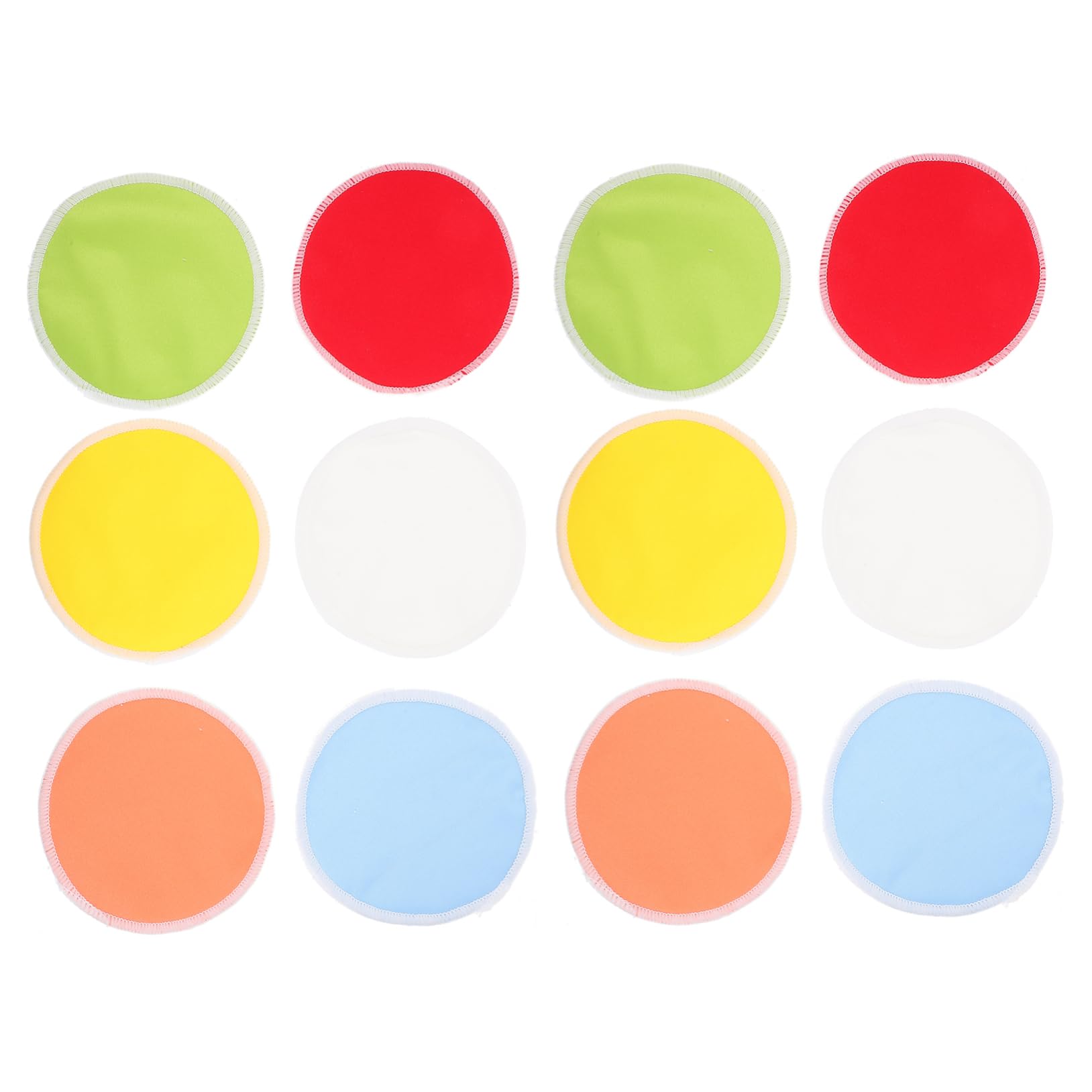 CIMAXIC 12-Pack Reusable Washable Breastfeeding Nursing Pads Leak-Proof Breathable Comfortable Maternity Pads for Breastfeeding