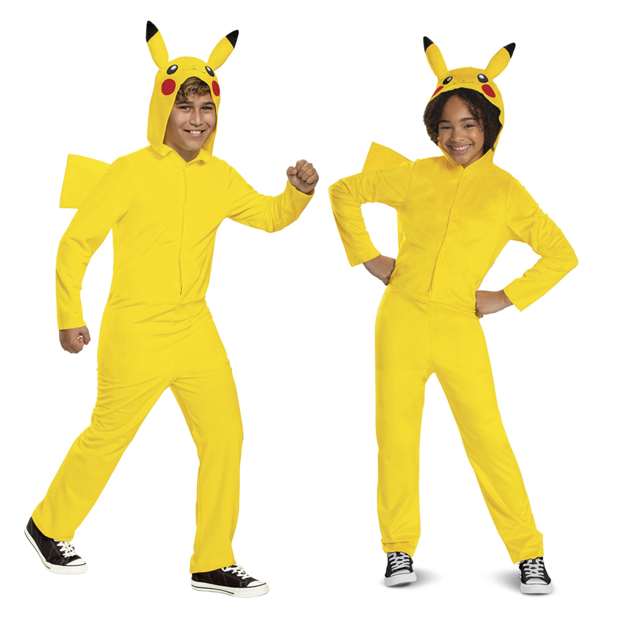 Disguise 94703J-EU-V2 Pikachu klasyczny kombinezon fantazyjny kostium, unisex dzieci, wielokolorowy