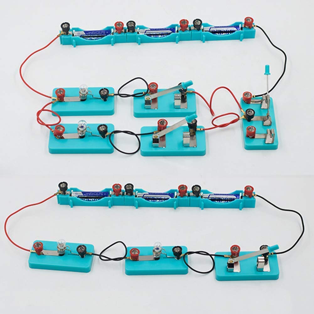 Modello di scienze dell'educazione Elettromagnetismo Scuola elementare di elettronica Laboratori di fisica Circuito di scoperta dell'elettricità di base