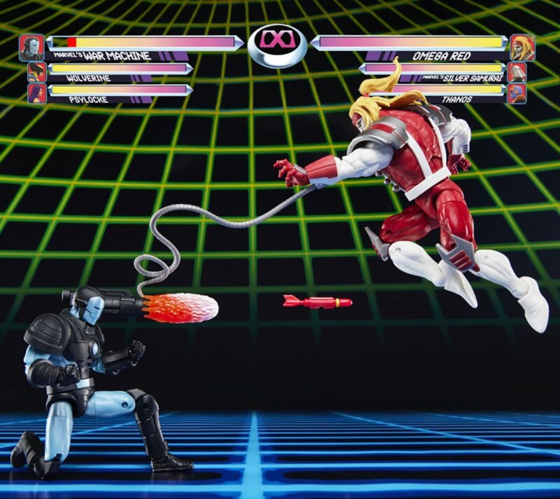 Hasbro Marvel Gamer Birth Marvel Legends 6" Action Figure 2 Pack Warmmachine vs Omega Red / 2025 ML Game Mabcup Warmmachine