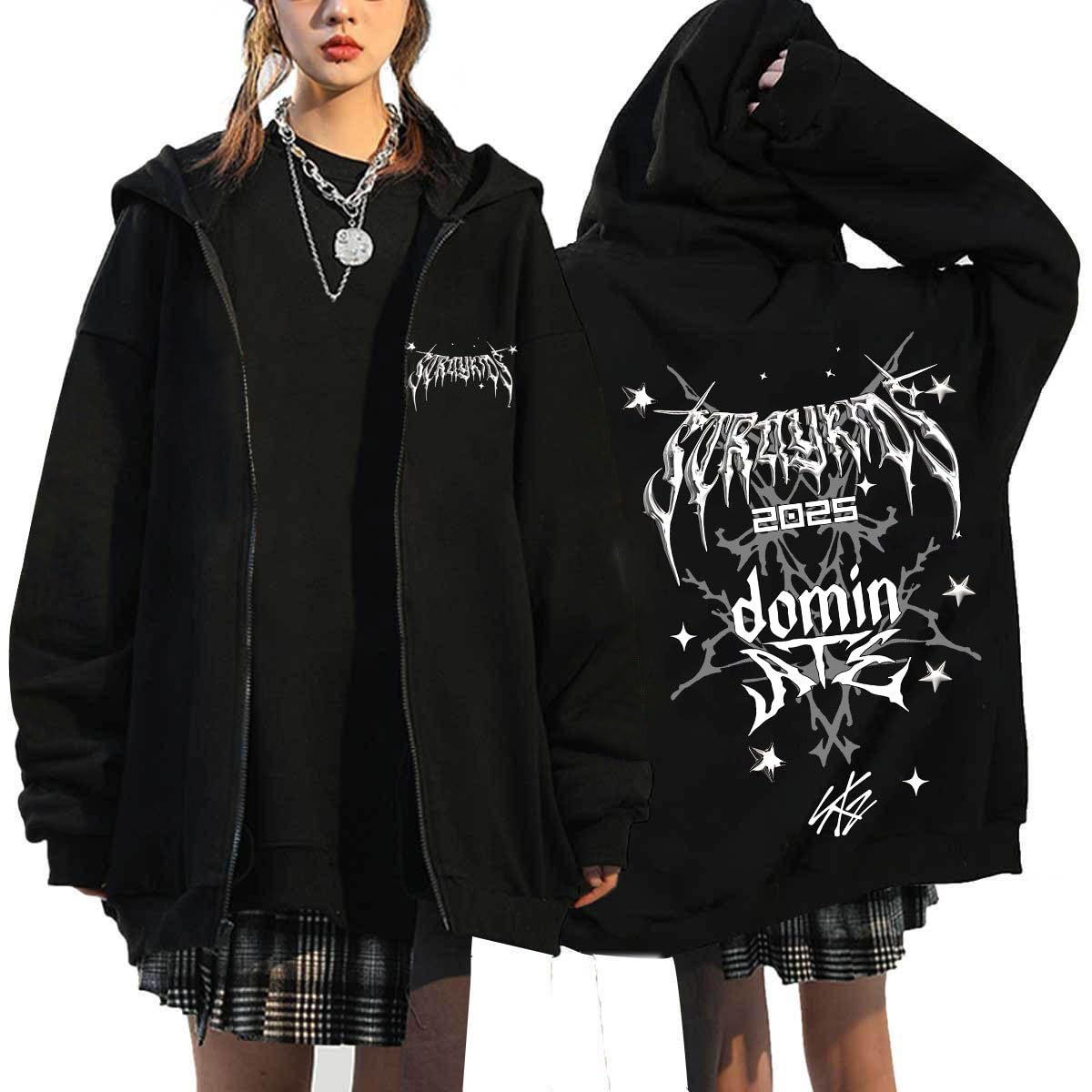 Stray Kids SKZOO Sudadera con capucha – Y2K Ropa de calle extragrande con cremallera Bonitos BangChan Lee Know Changbin Hyunjin Han Felix Seungmin I.N Motivos