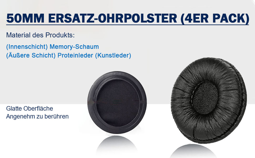 INF Ersatz-Ohrpolster Für Plantronics BackBeat FIT 6100 Ohrpolster