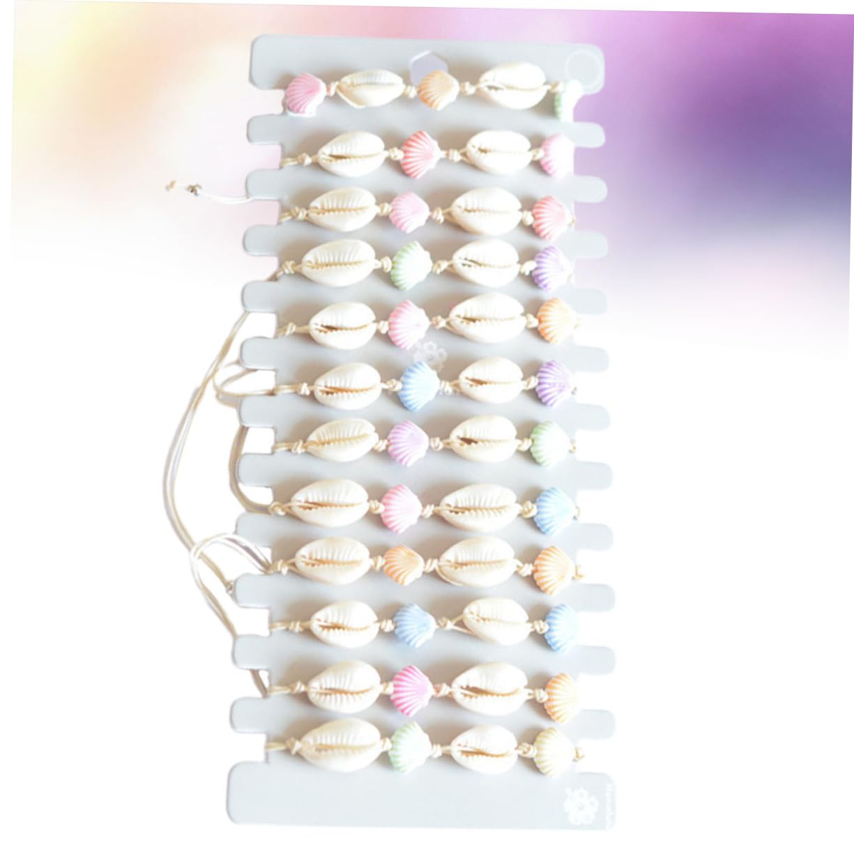 PACKOVE 36piezas Pulsera De Shell Para Parejas Joyería De Moda Mixtos Accesorio Para Amistad y Especiales