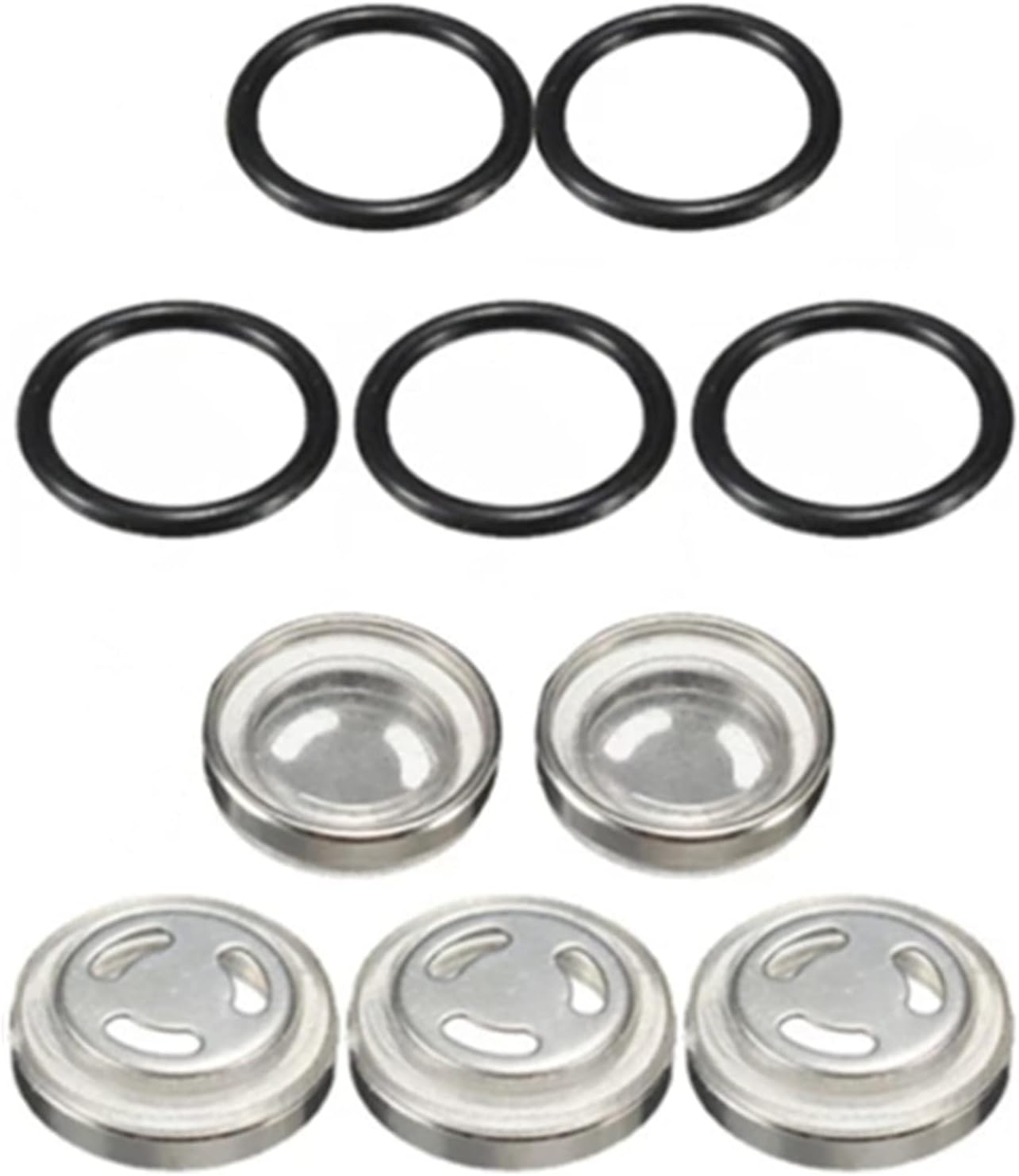 LIKENNY 高品質 マスターシリンダー 確認窓 ブレーキフルード確認窓 5セット 18mm マスターシリンダー サイトミラーガスケット 点検窓 覗き窓 油量窓 ブレーキ 交換 のぞき窓 リザーバー実用 交換 のぞき窓 バイク用 LIKENNY 高品質 マスターシリンダー 確認窓 ブレーキフルード確認窓 5セット 18mm マスターシリンダー...