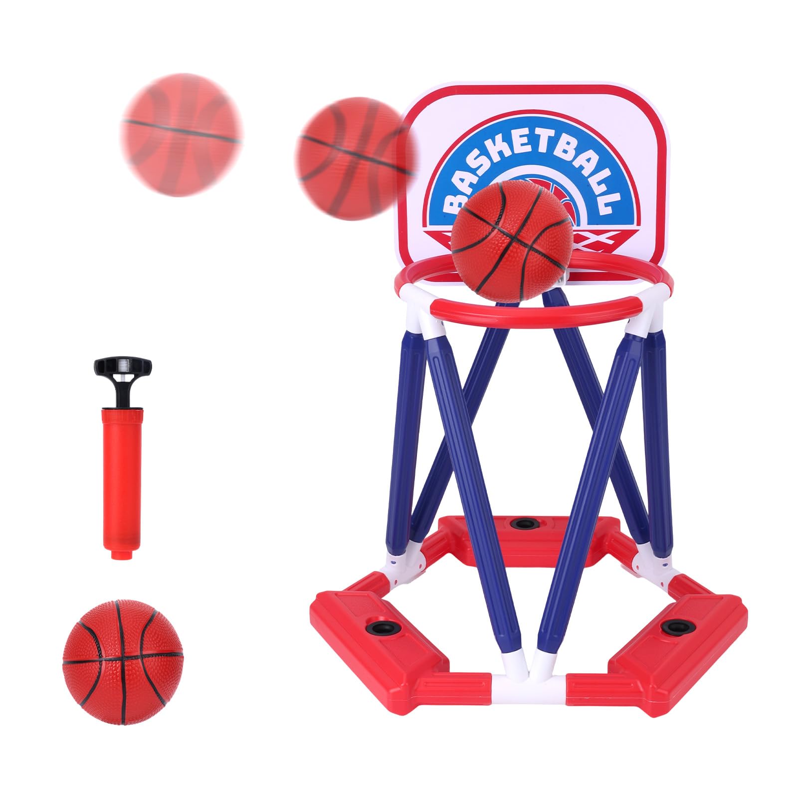 Penitue Pool Basketball Hoop, Floating Water Basketball Game Inflatable Swimming Pool Toys Games for Boys & Girls Outdoor Summer Fun for Family Kids