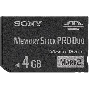 Sony Memory Stick PRO Duo 4GB Mark2 Parallel Import Packaging PC