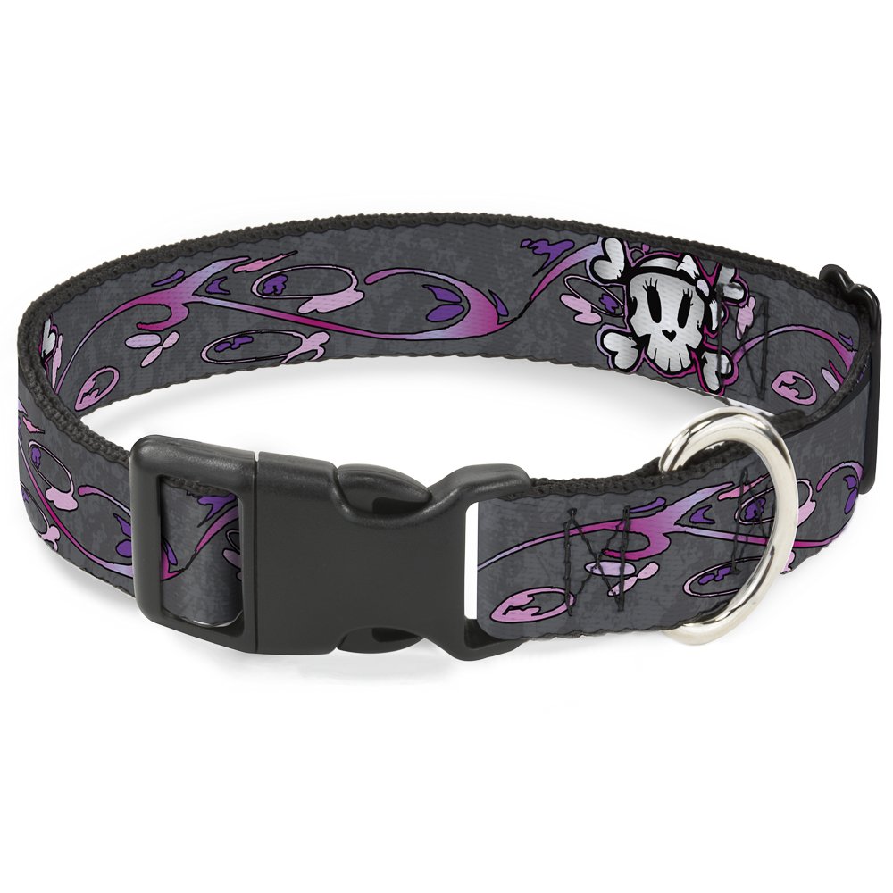 Collier crânes Buckle Down ajustable pour sécuriser les balades de votre chien au parc