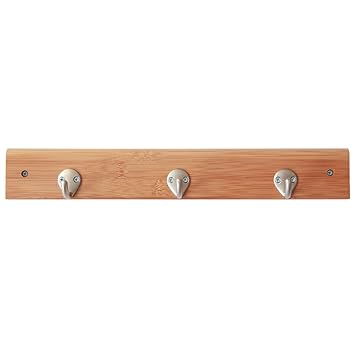 Bamboo Stainless Steel Wall Towel Hooks