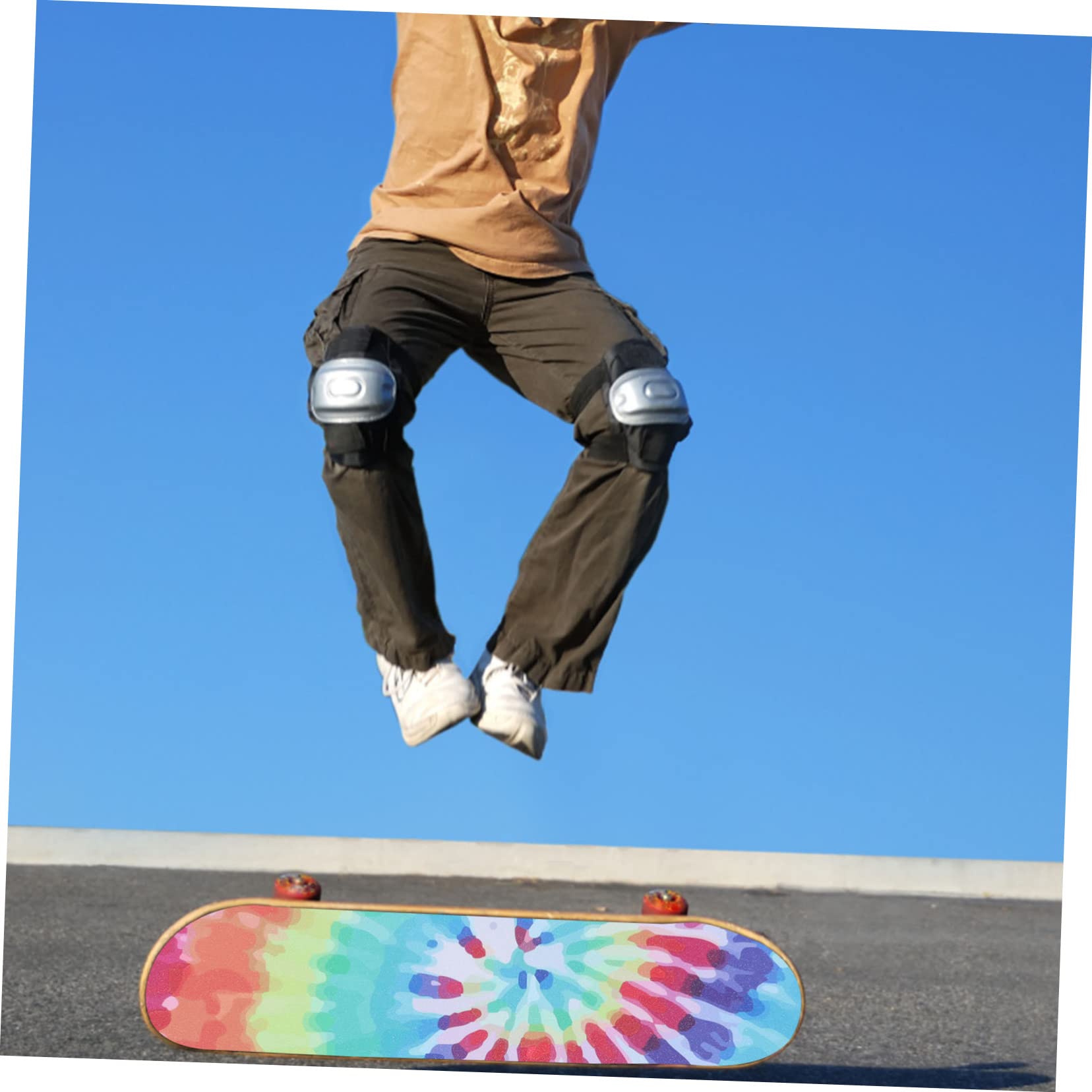 TOYANDONA 3 Pièces Ruban Antidérapant pour Skateboard Feuille de Skate Multifonction Décorative Adhésif Durable et Découpable pour Personnaliser Vos Skateboards et Offrir
