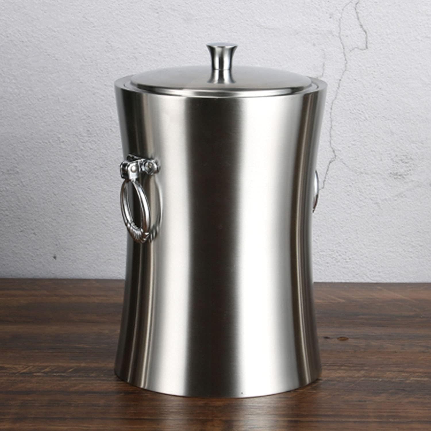 Ice Bucket Ice Bucket, 2.6L/1.7L/0.8L/Ice Buckets for Parties with Filter, ble Double Wall Ice Bucket with Lid and Handle, Bar Party Home Champagne Bucket