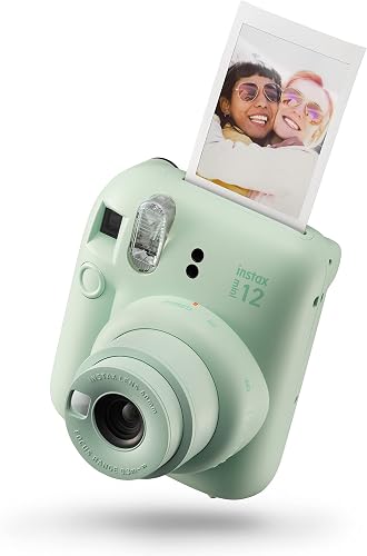 instax Fujifilm Instax Mini 12 Instant Film Camera, Mint Green