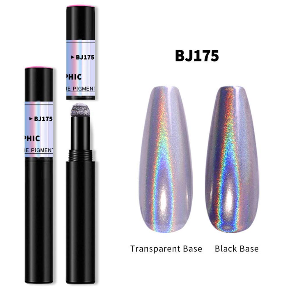 Stylo poudre à ongles effet chrome manucure pigment équipement miroir paillettes décoration pour la maison et salon d'art ongles brillants