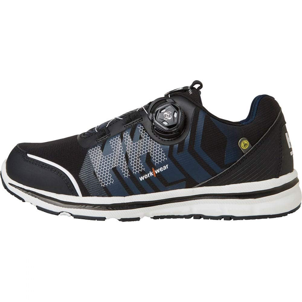 Helly Hansen Oslo - Zapatillas de Trabajo Ligeras con Puntera Suave para Hombre y Mujer, Negro, Azul, 46 EU