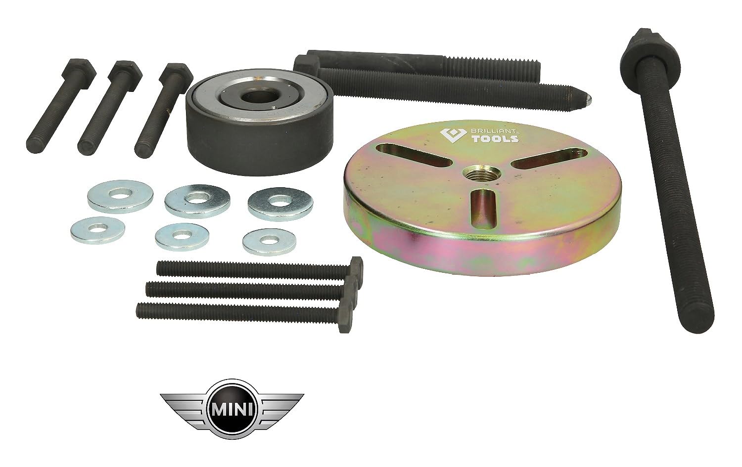 BRILLIANT TOOLS BT593770 Juego de herramientas de polea de cigüeñal para motores MINI Cooper W11 [Powered by KS TOOLS]