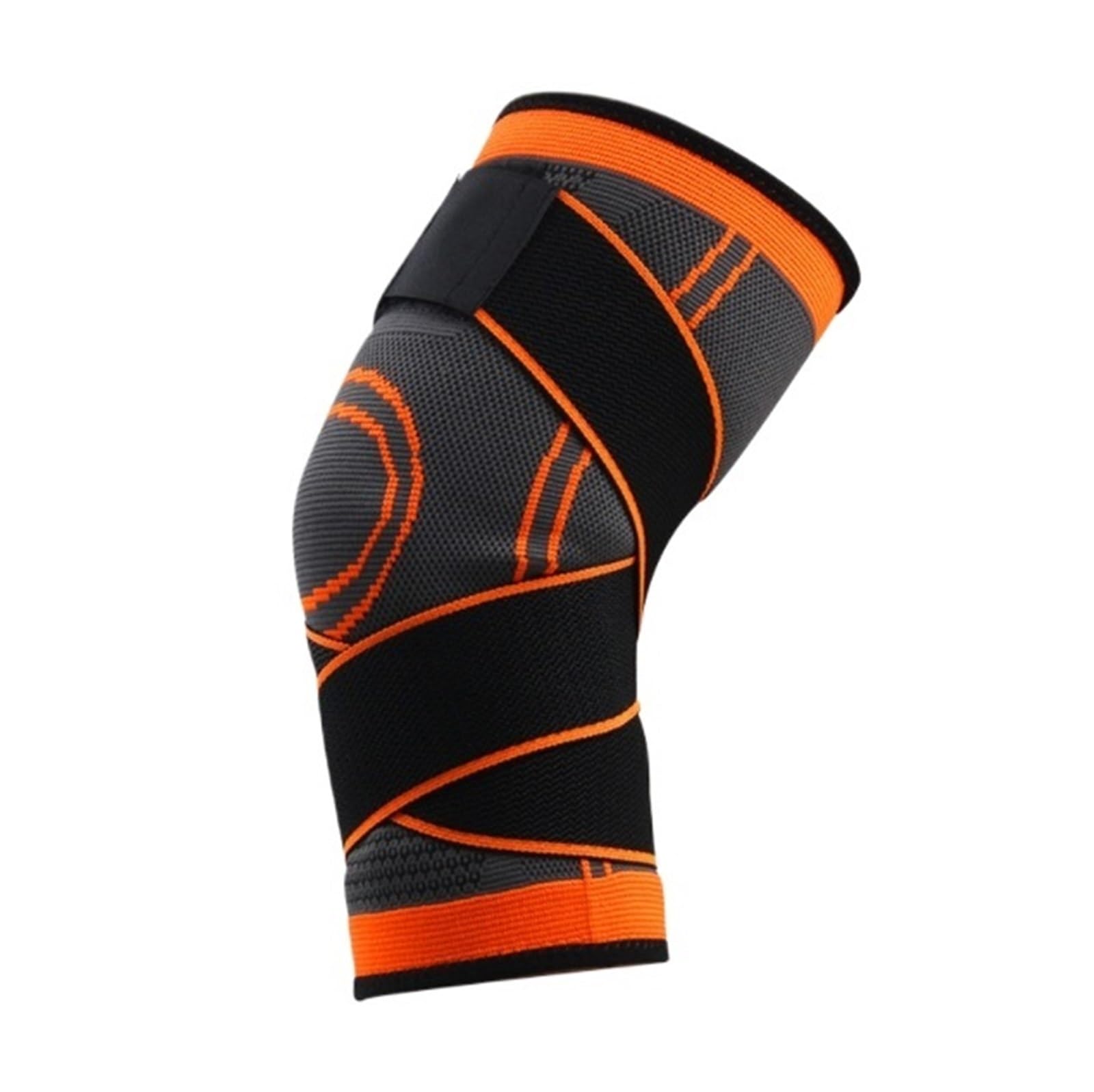 CVdrtyED Running Knee Brace Protector Knee Compression Sleeve With Straps For Knees When Working Running Lifting Weights Sports Training(Orange,XXL)