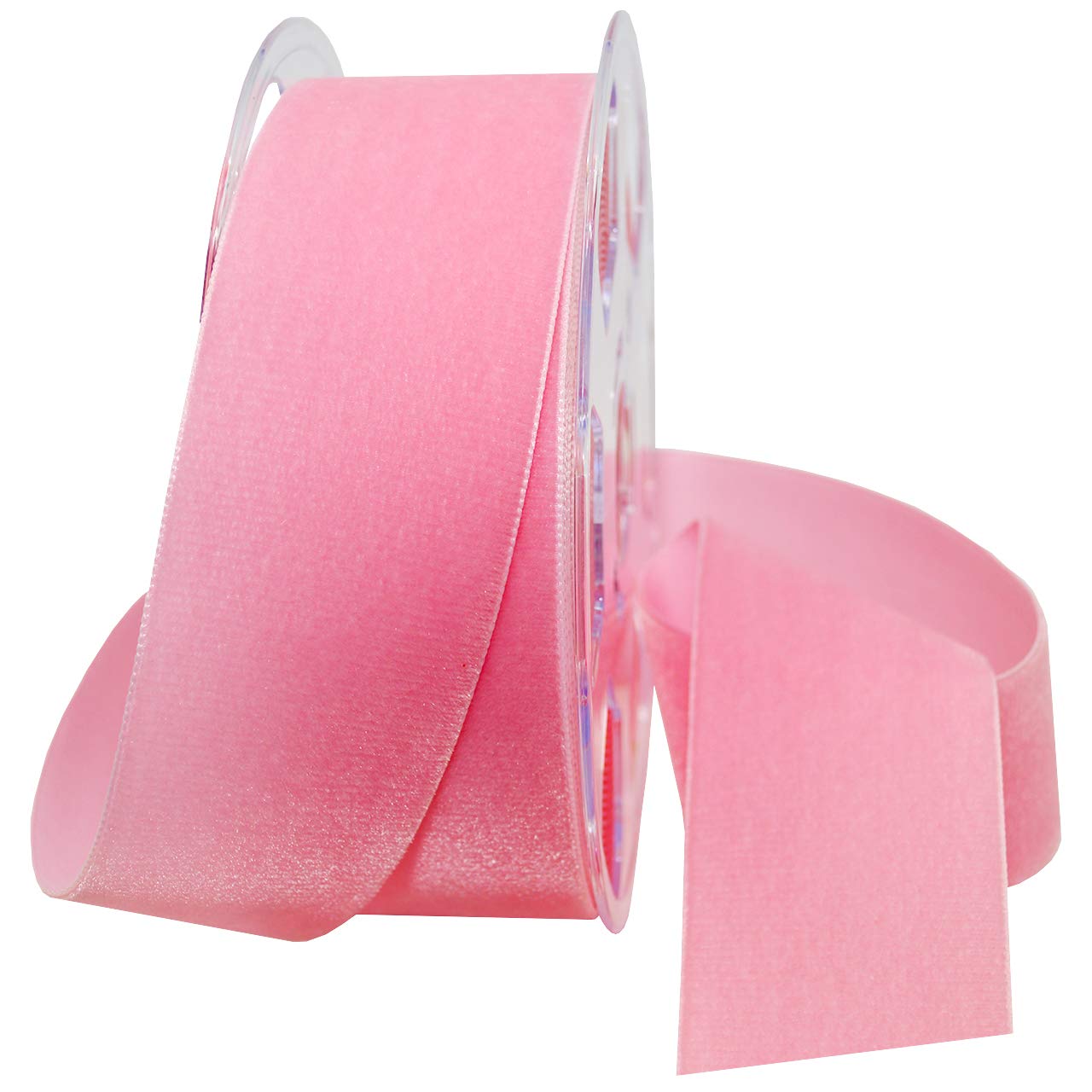 Morex Ribbon 012 Nylvalour Ruban en velours Suisse Rose Blush