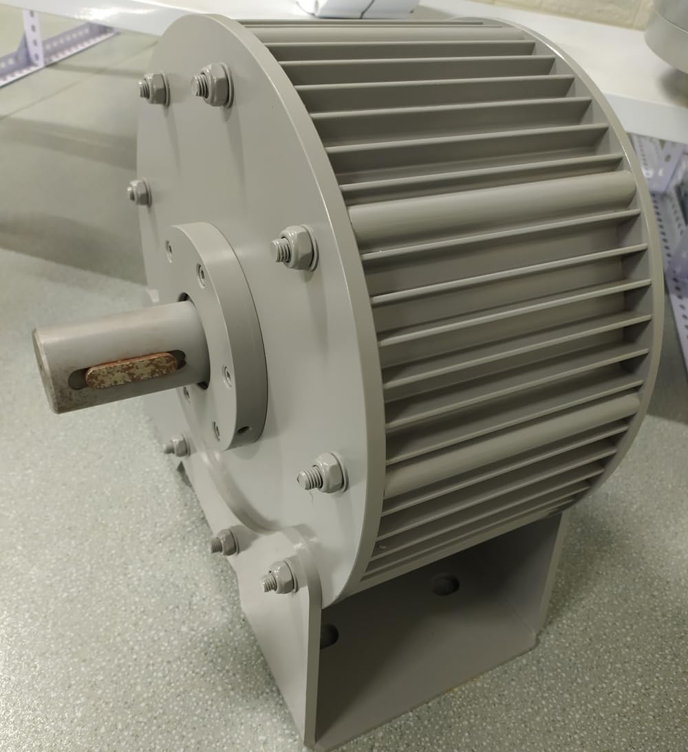 Produktbild von 20000 W Permanentmagnet-Generator – Geräuschloser Niedrigdrehzahl-Alternator Für Wind- Oder Wasserturbinen, 12–220 V, Mit Regler & Basis