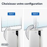 De'Longhi Pinguino Extreme Clim Mobile, pour Pièces jusqu'à 33,5m², Déshumidificateur, Mode Ventilation, 8900BTU, Refroidissement Silencieux, Eco Real Feel, Minuterie 24h, Classe Énergie A+ (PACEX93) - 5