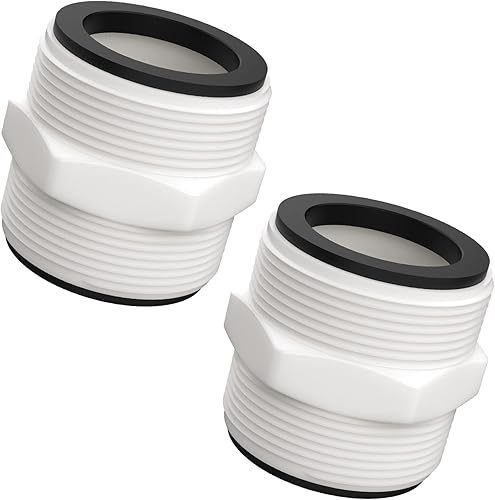 Conector de manguera dividido para piscina compatible con bomba de natación Intex Coleman de 1.5 pulgadas, extensor de manguera de piscina con