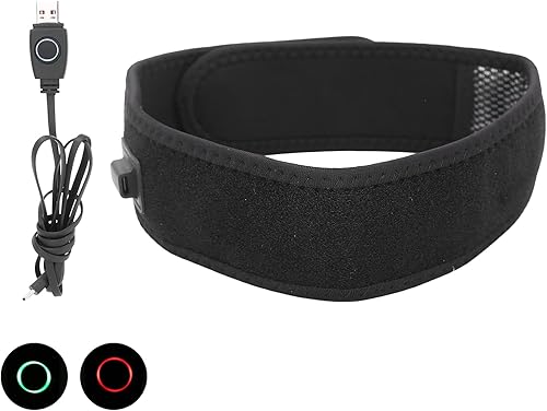 Envoltura térmica para la cabeza, almohadilla térmica USB eléctrica de 5 V para cuello y cabeza, diadema térmica de ajuste de temperatura de 3