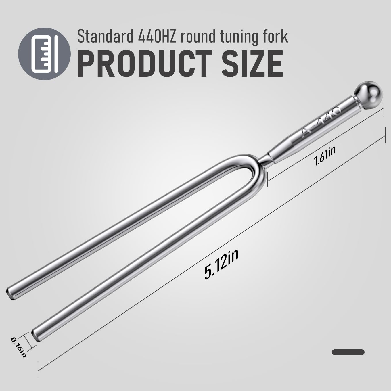 Confezione da 10 diapason da 440 Hz, set di diapason standard Tone, diapason per chitarra, violino, accessori per accordatura musicale