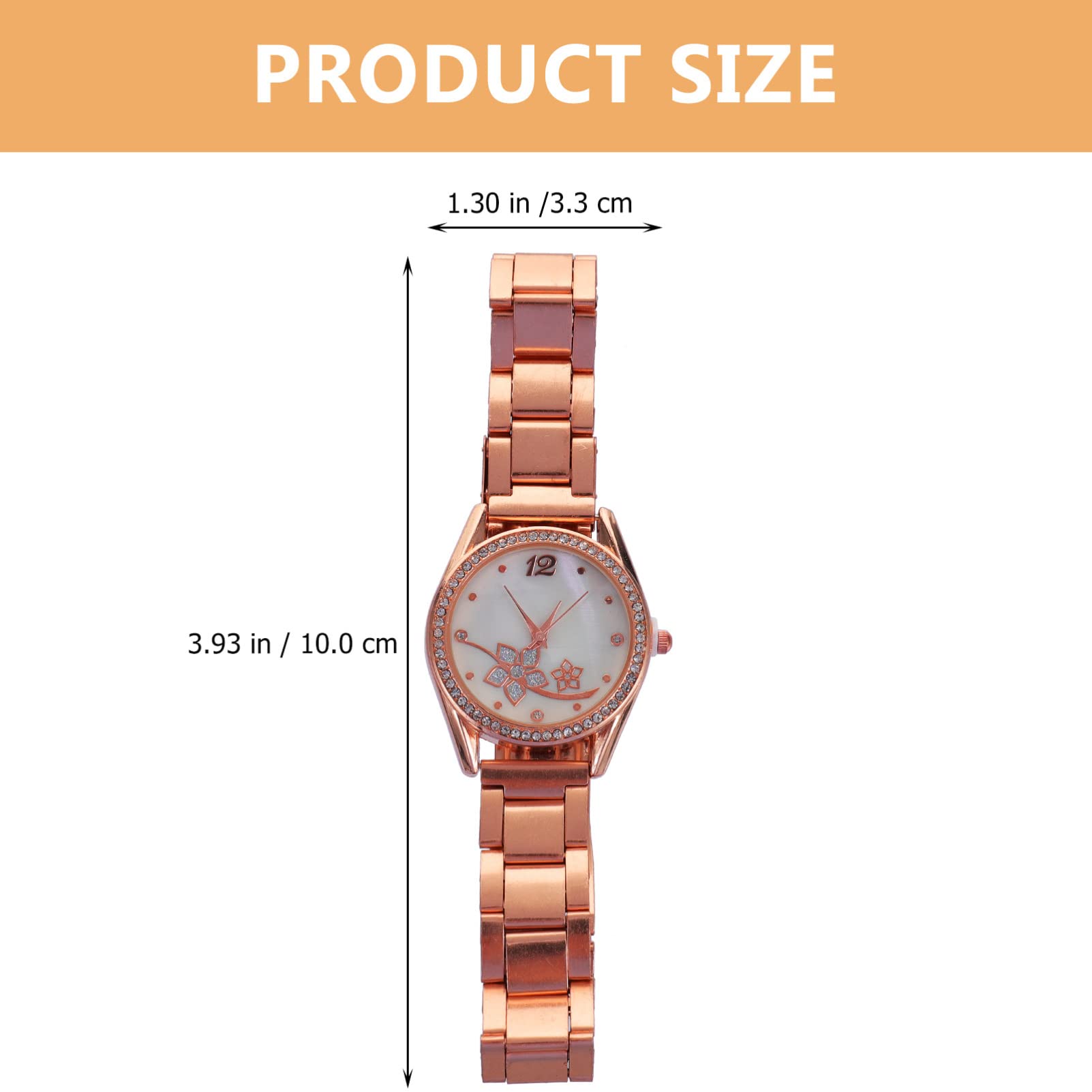 5pezzi Orologio Da Polso Con Design Fiore Per Ragazze Orologio Digitale Elegante Con Cinturino Per Adolescenti Con Brillantini Preciso e Materiale Sicuro