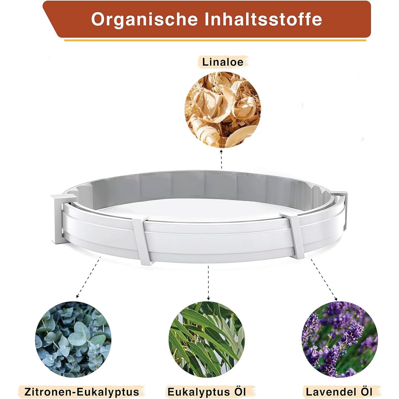 Animal Vita® Zeckenhalsband für Hunde - Effektiver Schutz vor Ungeziefern [wasserdicht und größenverstellbar] bis zu 8 Monate Zeckenschutz mit 100% natürlichen Inhaltsstoffen