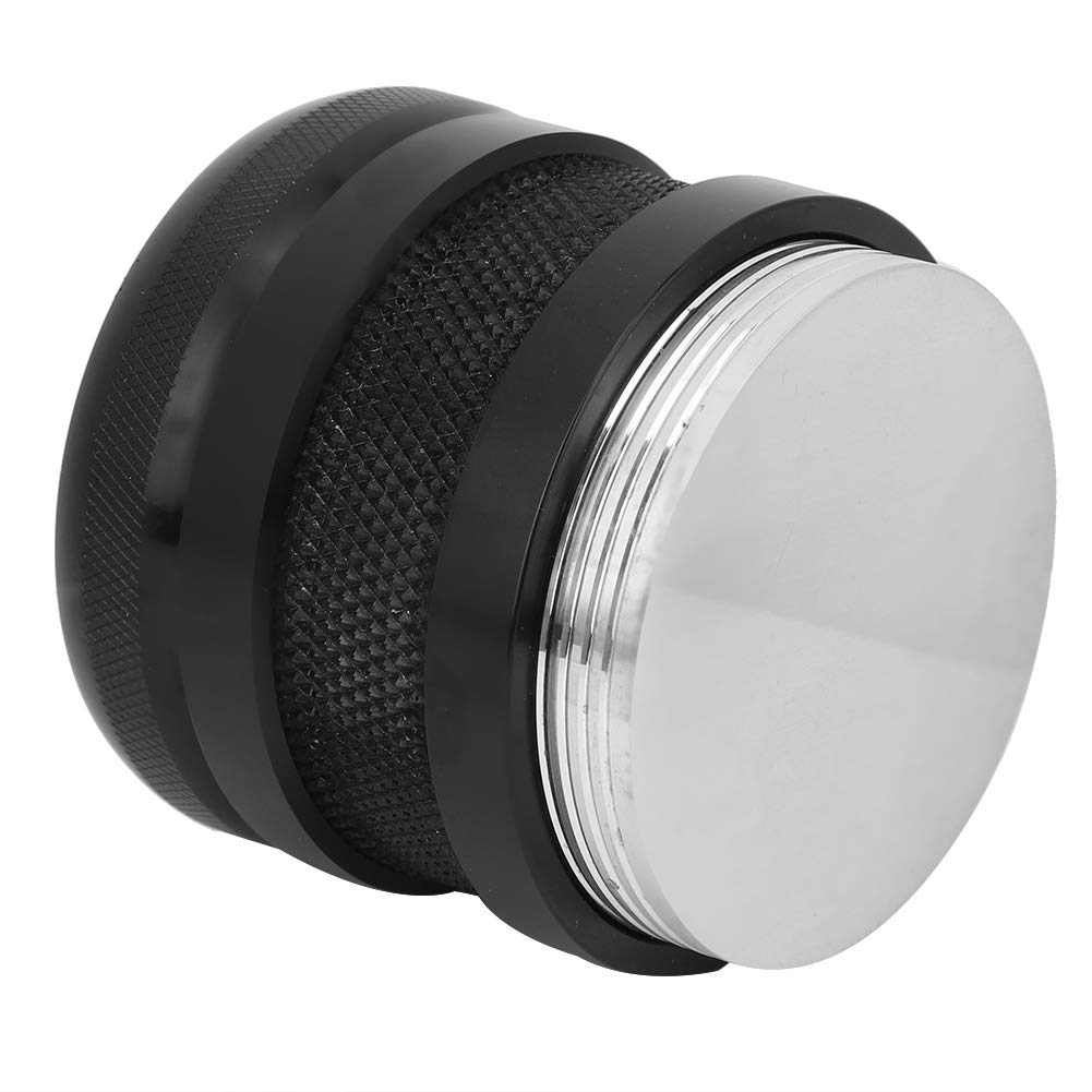 Pressacaffè in alluminio da 58 mm, a doppia testa, regolabile, strumento intelligente per spremere chicchi di caffè con distributore di polvere, accessorio professionale per barista per casa, ufficio