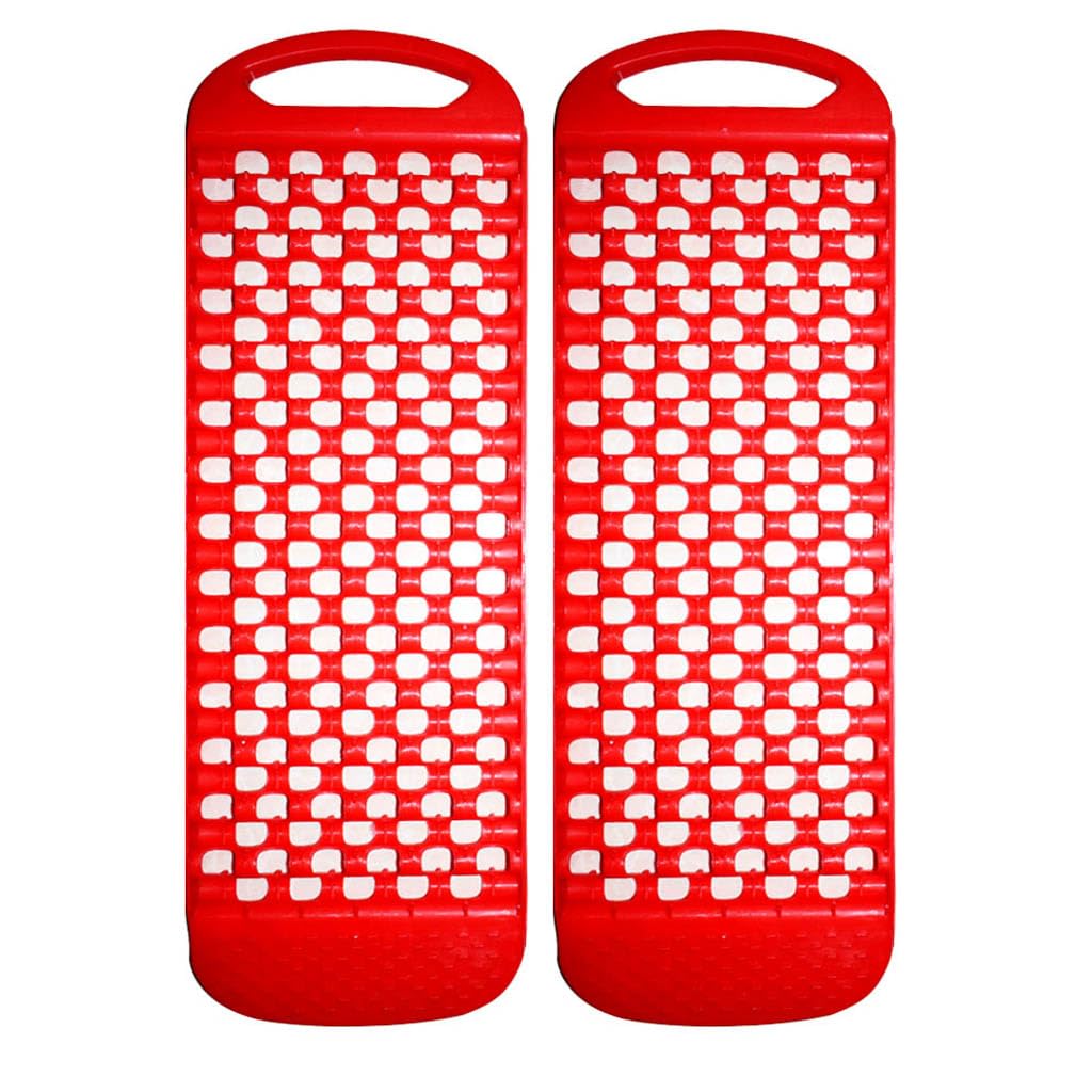 Rulbelok Anti-Skid Board 2Pcs Car Recovery Tracks Board Road Tyre Ladder Recovery Traction Mats Car Recovery Boards